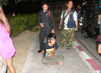 Volunteers managed to grab only one of the attackers.